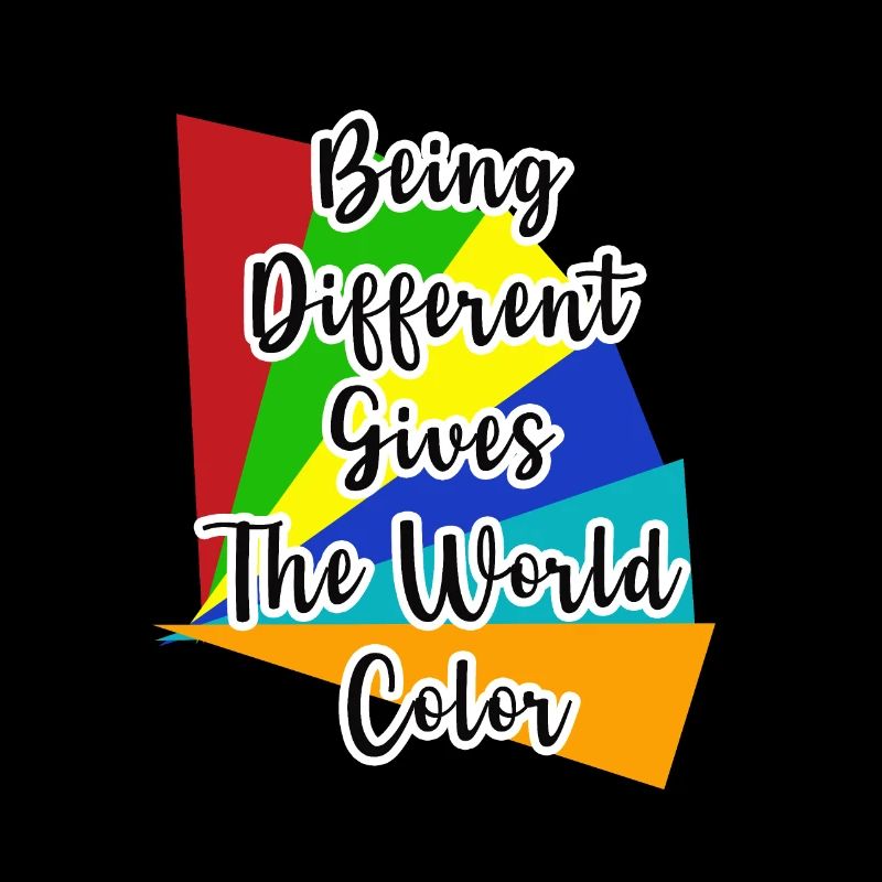 Être différent donne de la couleur au monde