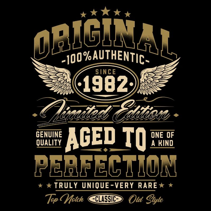 Original 1982 Vintage Born Cadeau d’anniversaire