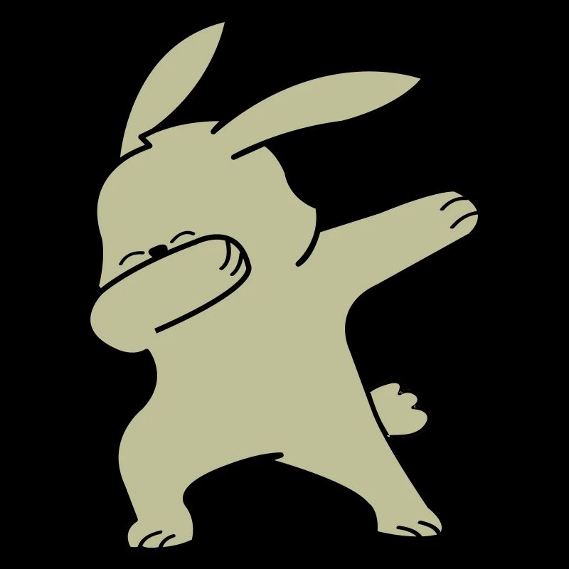 Dabbing Lapin
