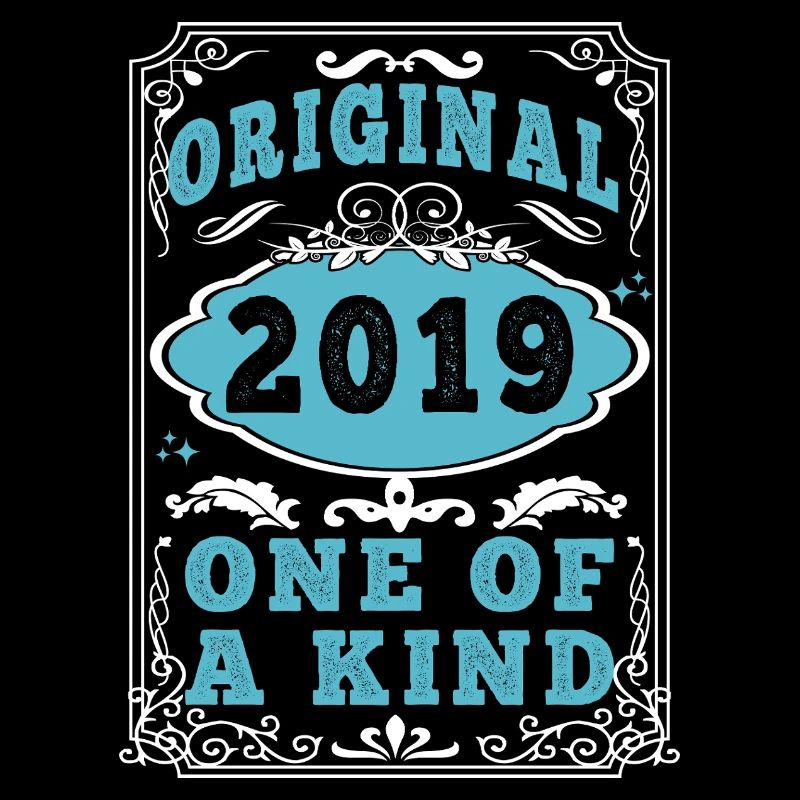 Original 2019 Vintage retro. Tshirt anniversaire 2
