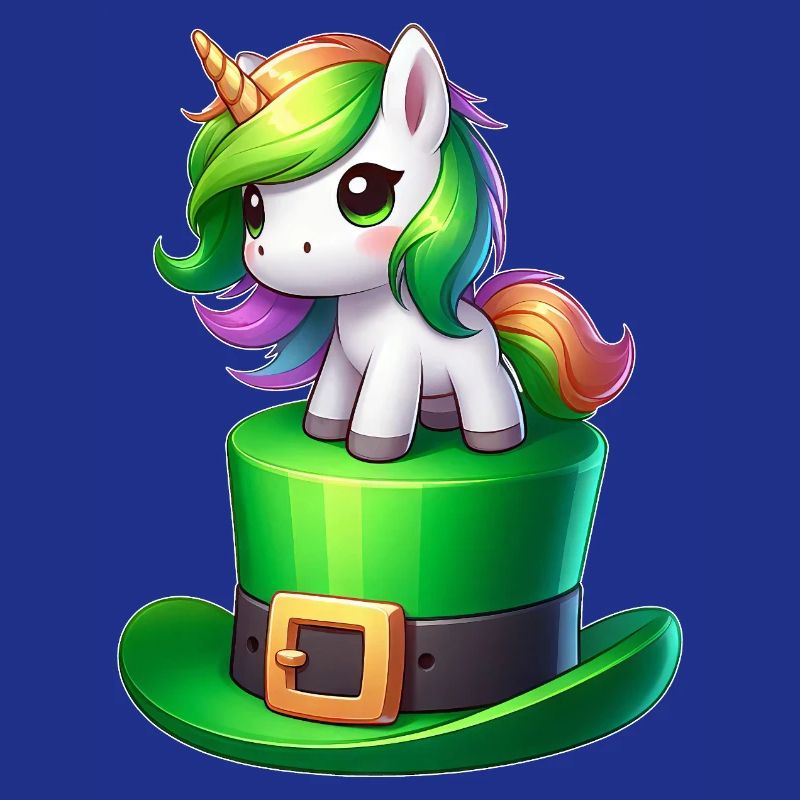 Mignon trèfle licorne de la Saint-Patrick
