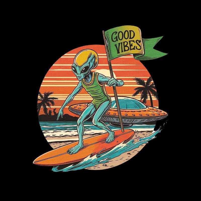 Space surfer – straight from the galaxy