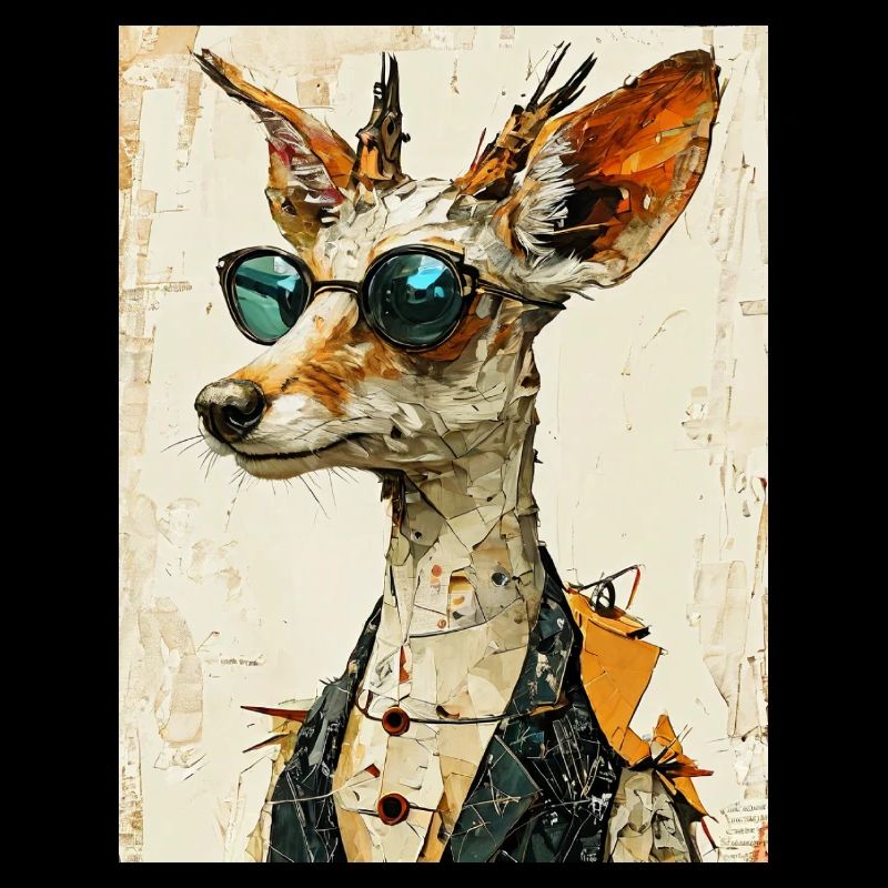 Fox in a suit