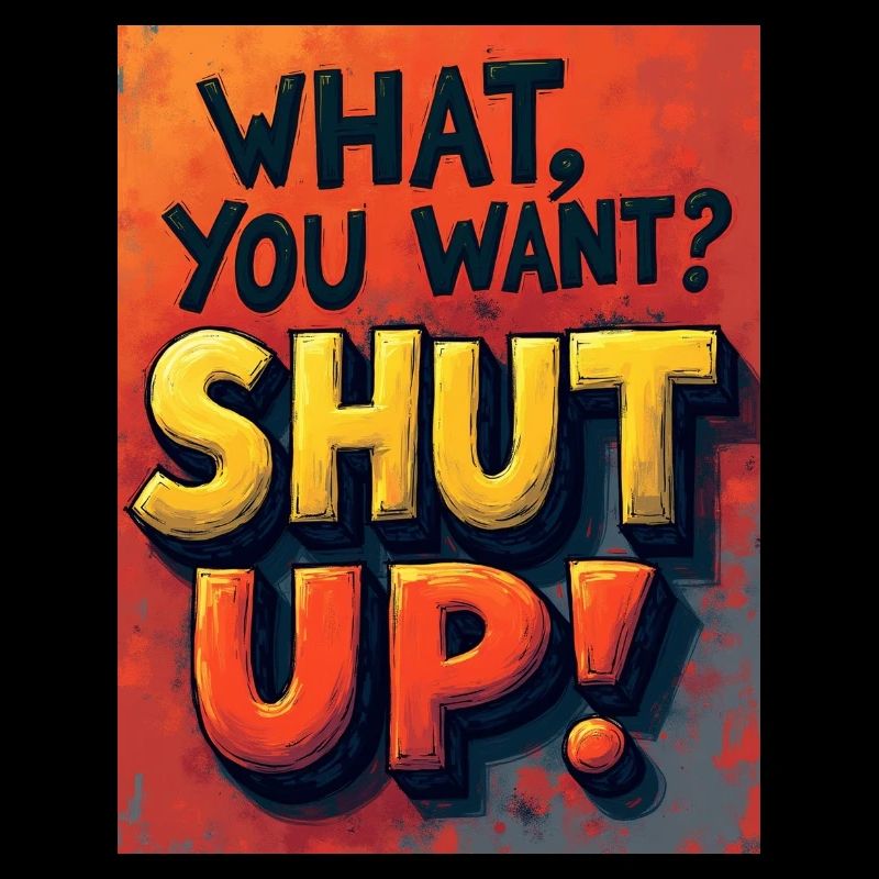 Be silent! - Shut Up
