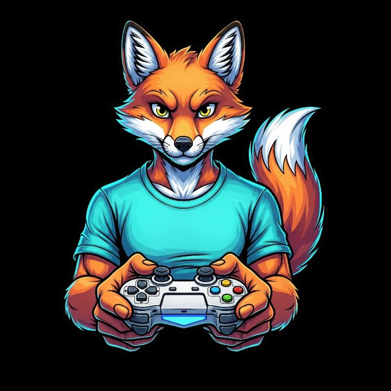 Fox gaming: Your animal gamer buddy!