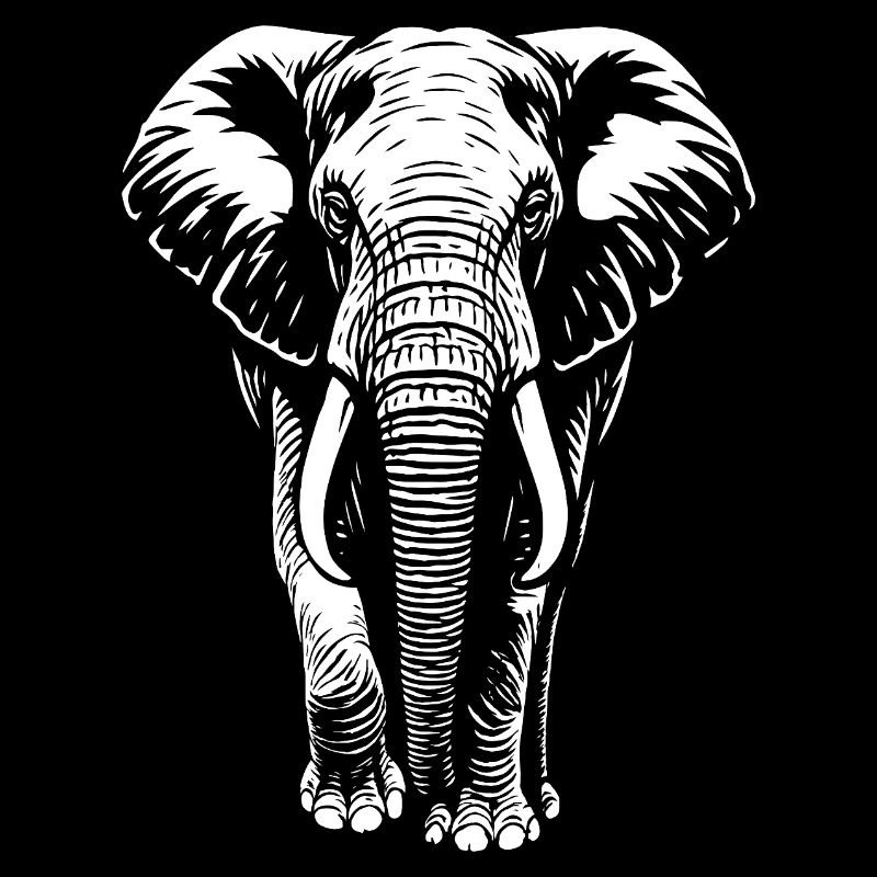 Elefant - Großwild, Stoßzahn, Elfenbein