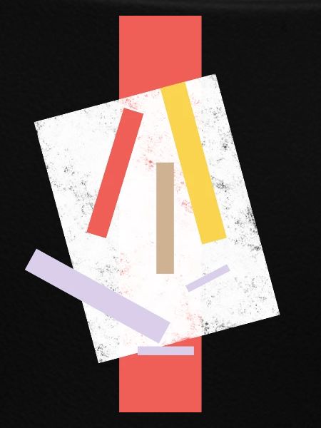 Abstrakte Farbklecks Kunstdesign