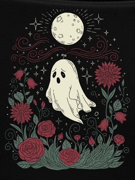 Ghost and roses