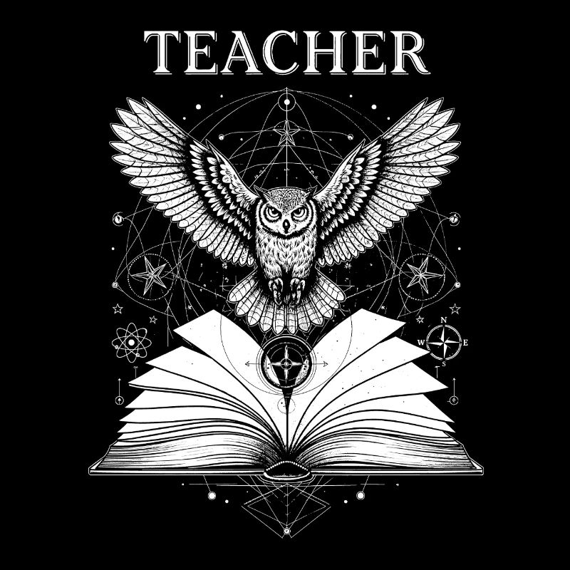 Mystischer Lehrer-tarot Druck