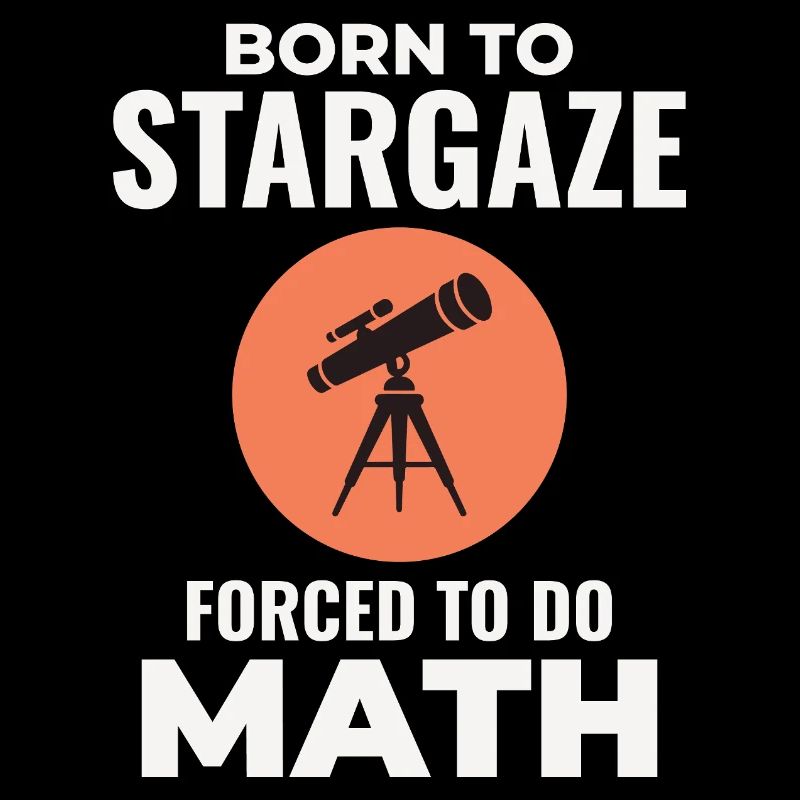 Astronomy Lover Math Design 