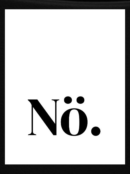 Nö._Minimalistisches Design