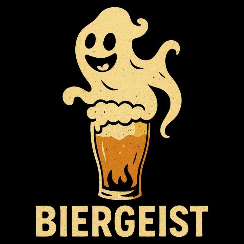 Biergeist lustiger Spruch - Happy Halloween
