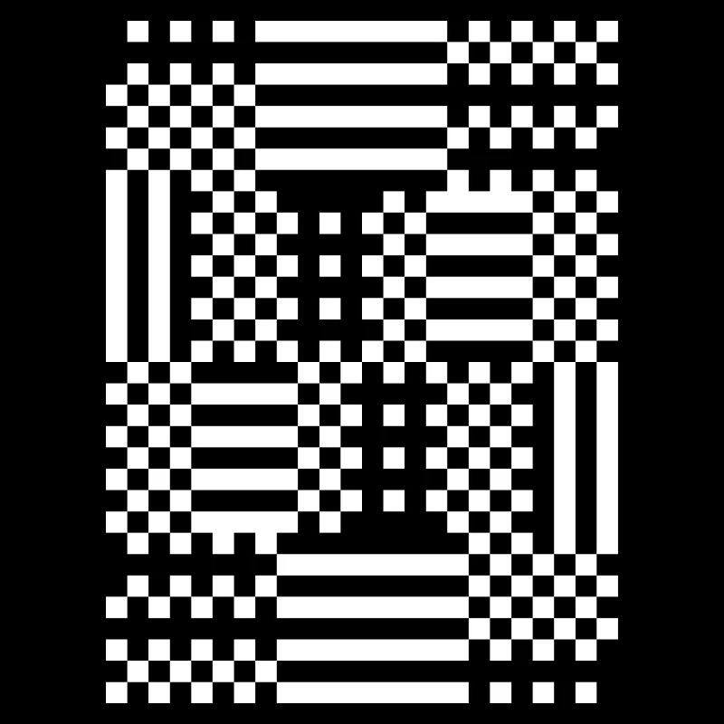 GridFlux Monochromes optisches Muster