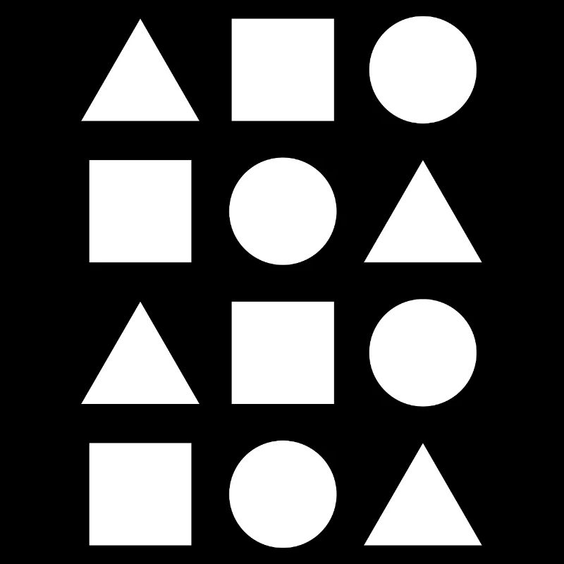 Geometrisches Raster von Formen