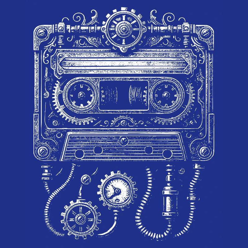 Steampunk Cassette Clockwork