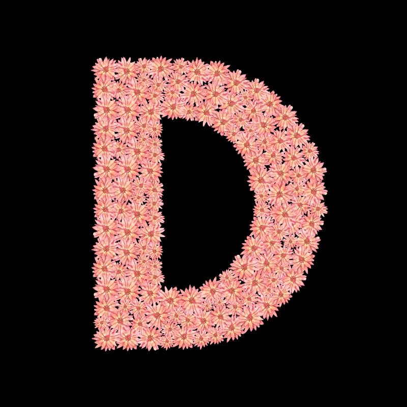 D, like Dear- a letter that touches