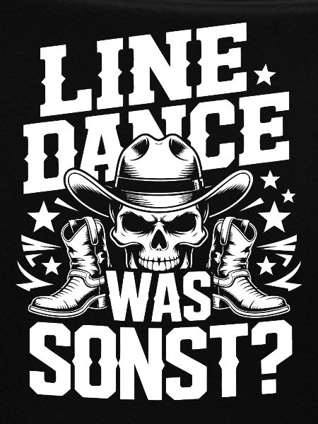Line Dance Skull Cowboy