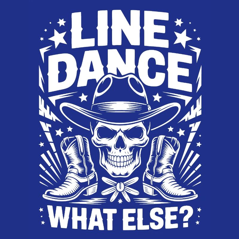 Line Dance Schädel Western