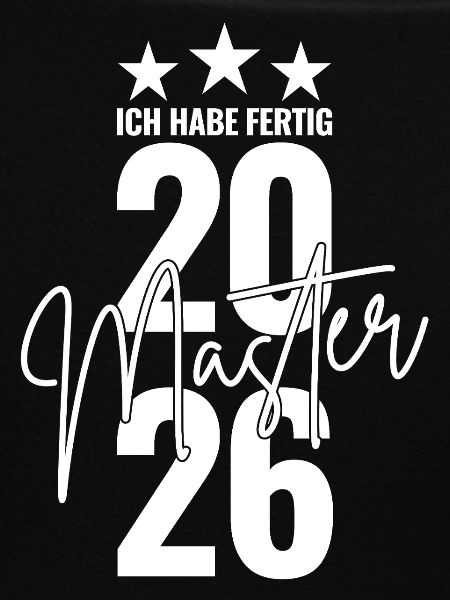 Master 2026 Ich habe fertig