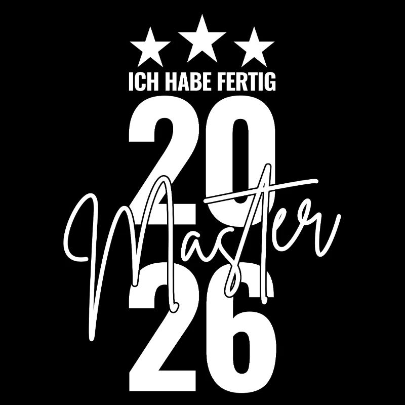 Master 2026 Ich habe fertig