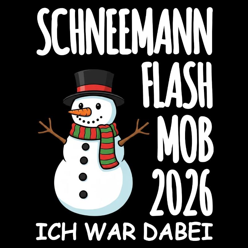 Flash mob bonhomme de neige