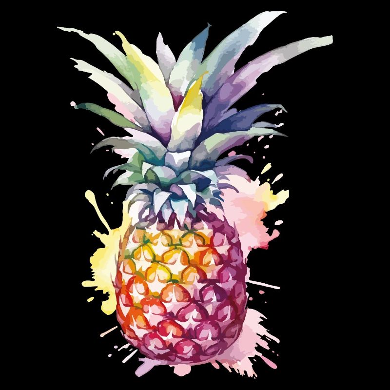 Aquarelle à l’ananas