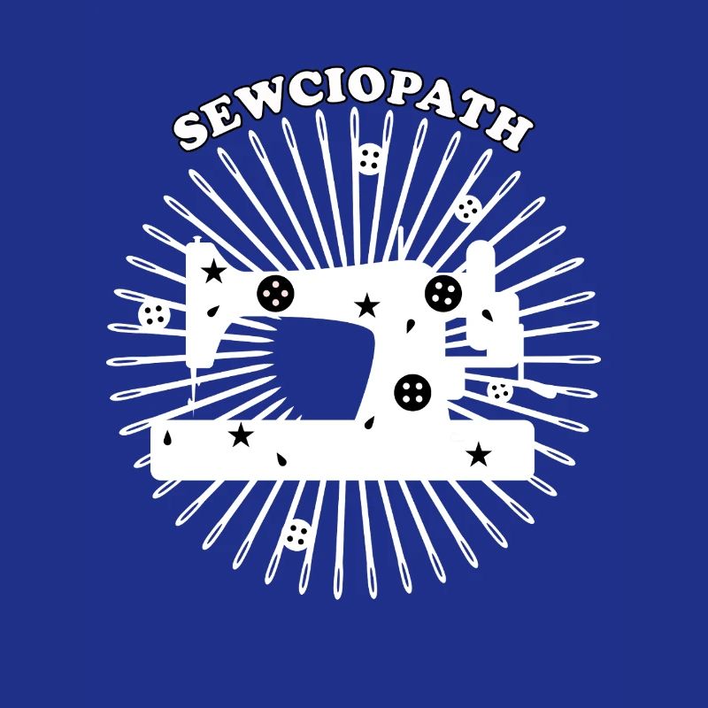 Conception de machine à coudre - Blanc