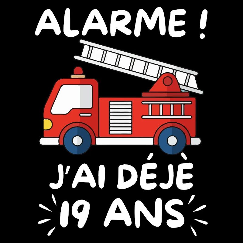 Camion Pompier 19 Ans Anniversaire