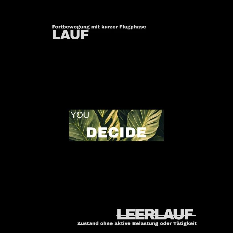 Décisions – Motif Vert Feuille
