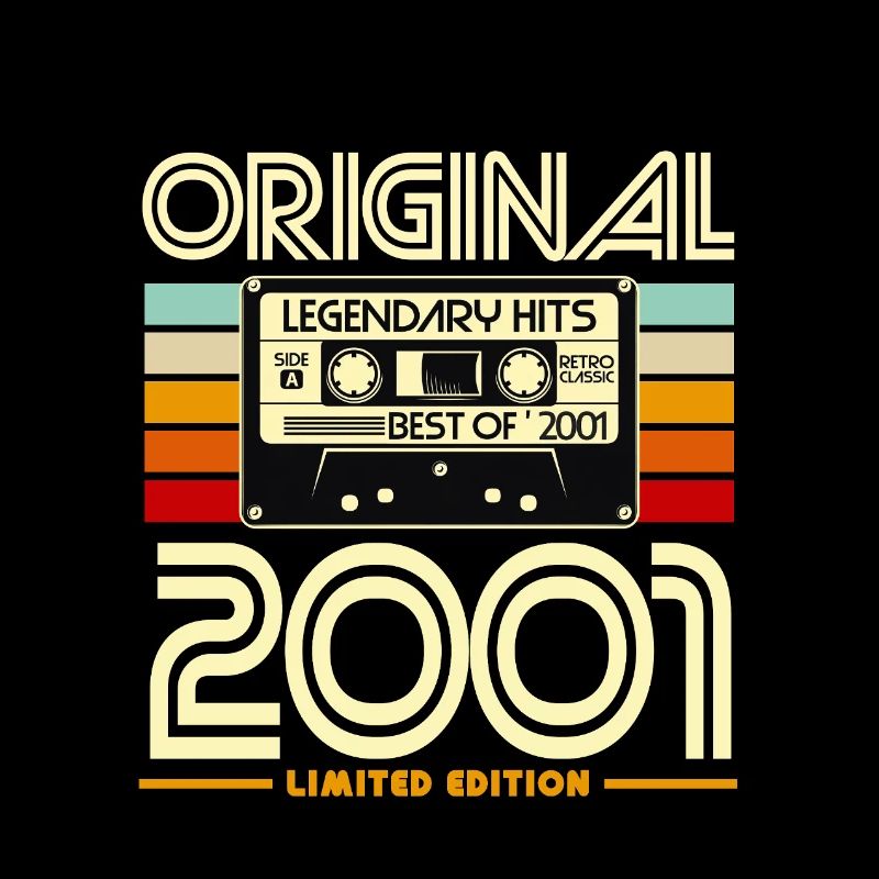 Original 2001 Hits Cassette Vintage