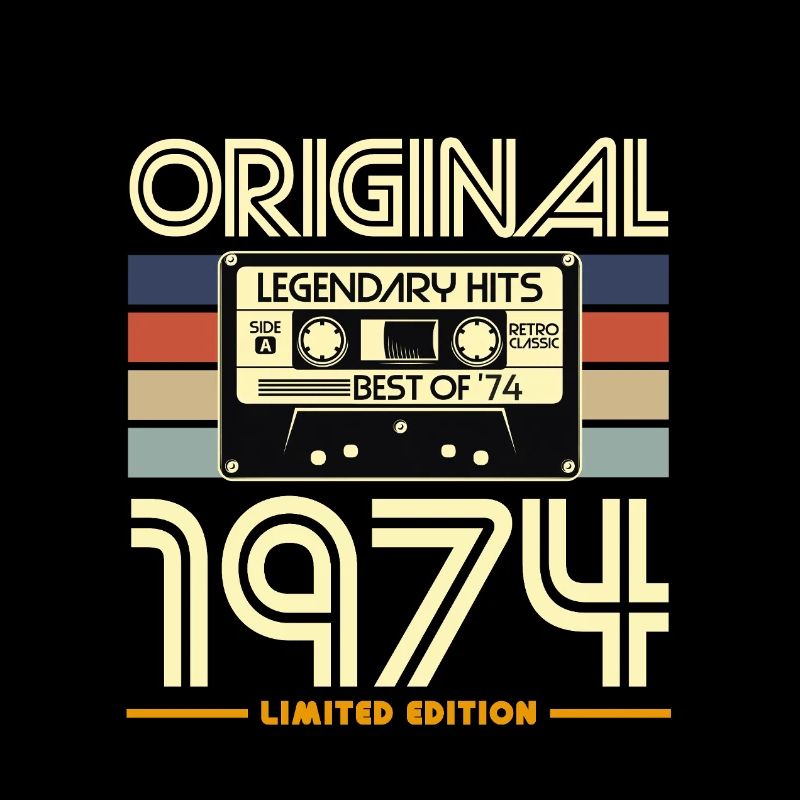 Original 1974 Cassette Rétro