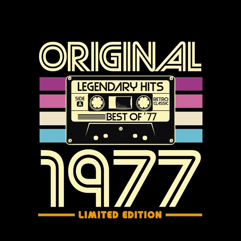 Original 1977 Cassette Rétro