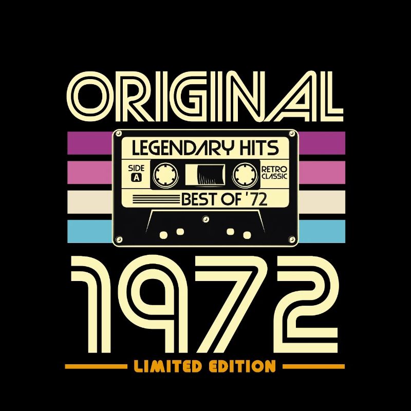 Original 1972 Cassette Retro