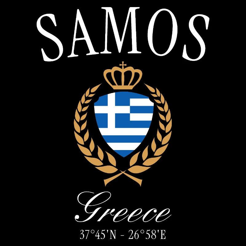 Samos Griechenland Wappen Krone – Reise Souvenir