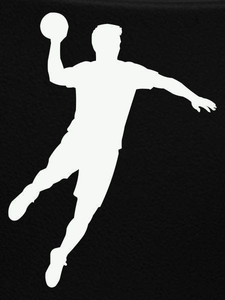 Handball Silhouette Ball