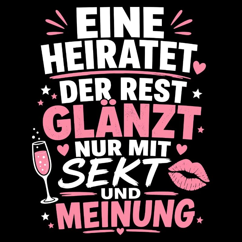 Eine heiratet. Der Rest glänzt nur mit Sekt
