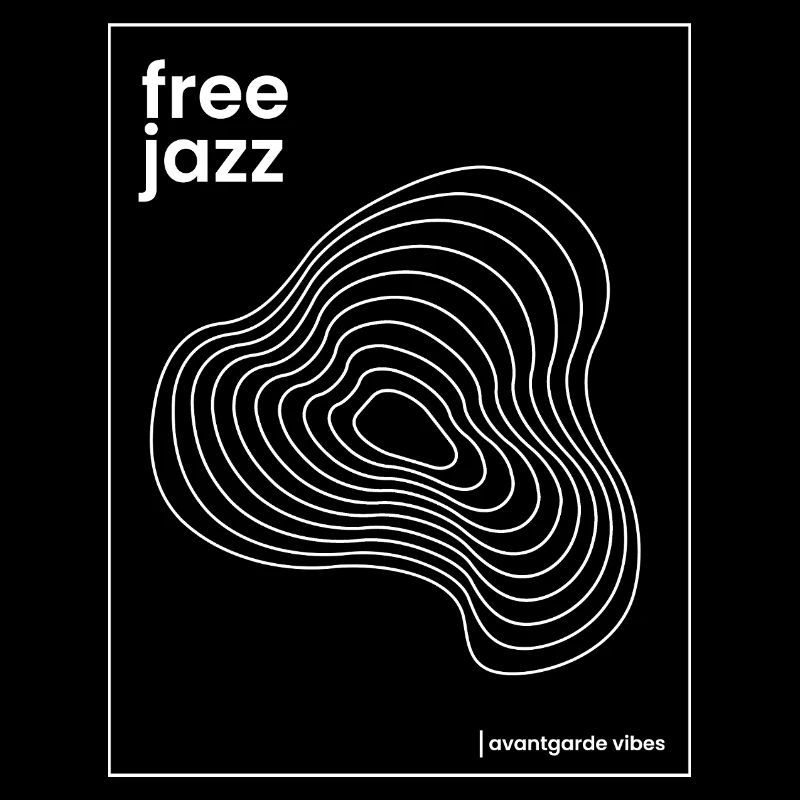 Design de l’affiche Free Jazz Echoes