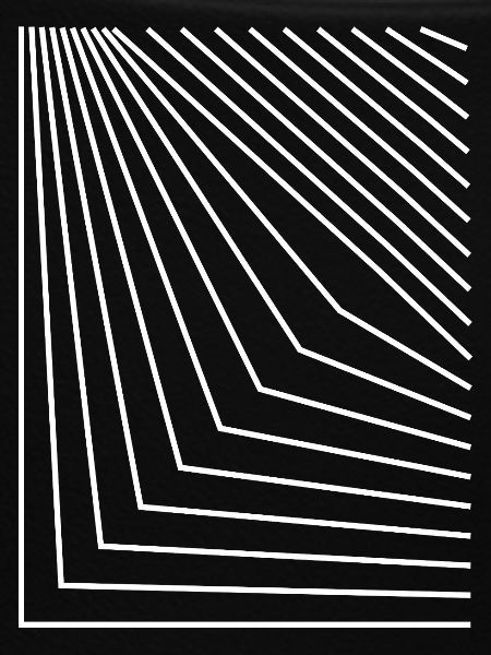 Geometric Radial Line Pattern