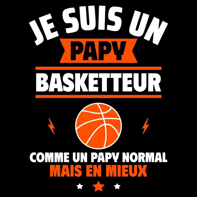 Papy basketteur plus cool, fête des grands-pères