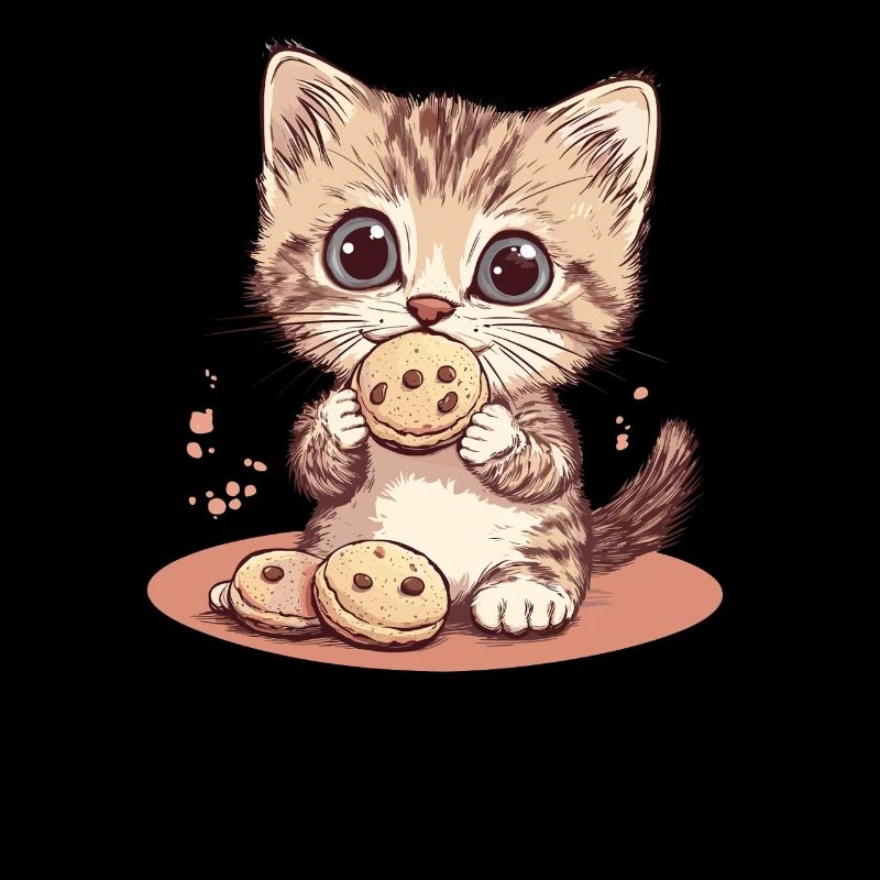 Cute Biscuit Cat