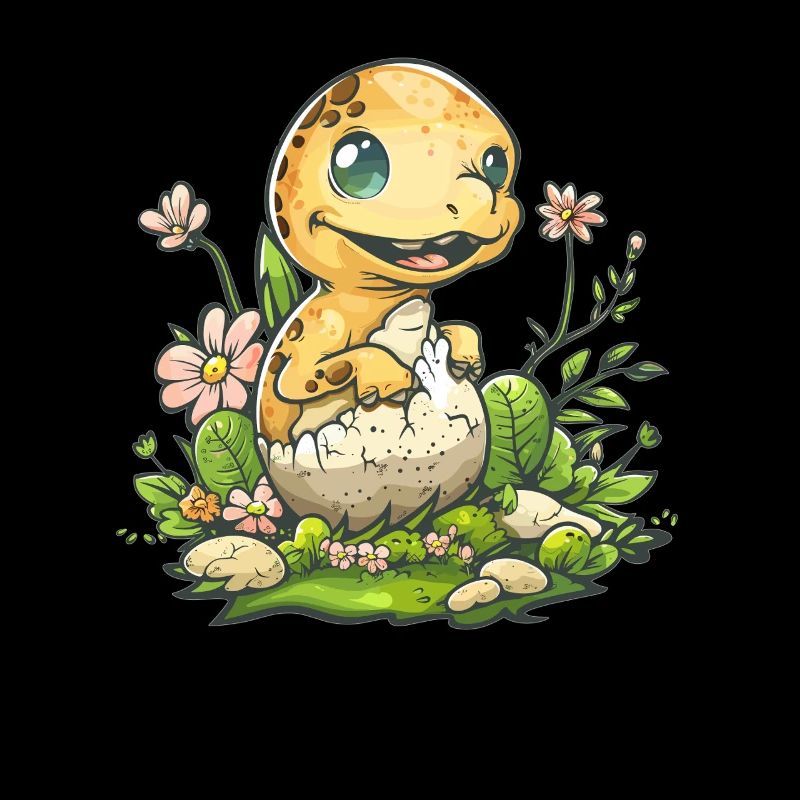 Bébé Dino de l’œuf