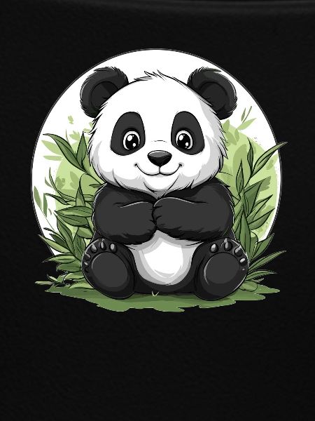 Panda im Bambuswald