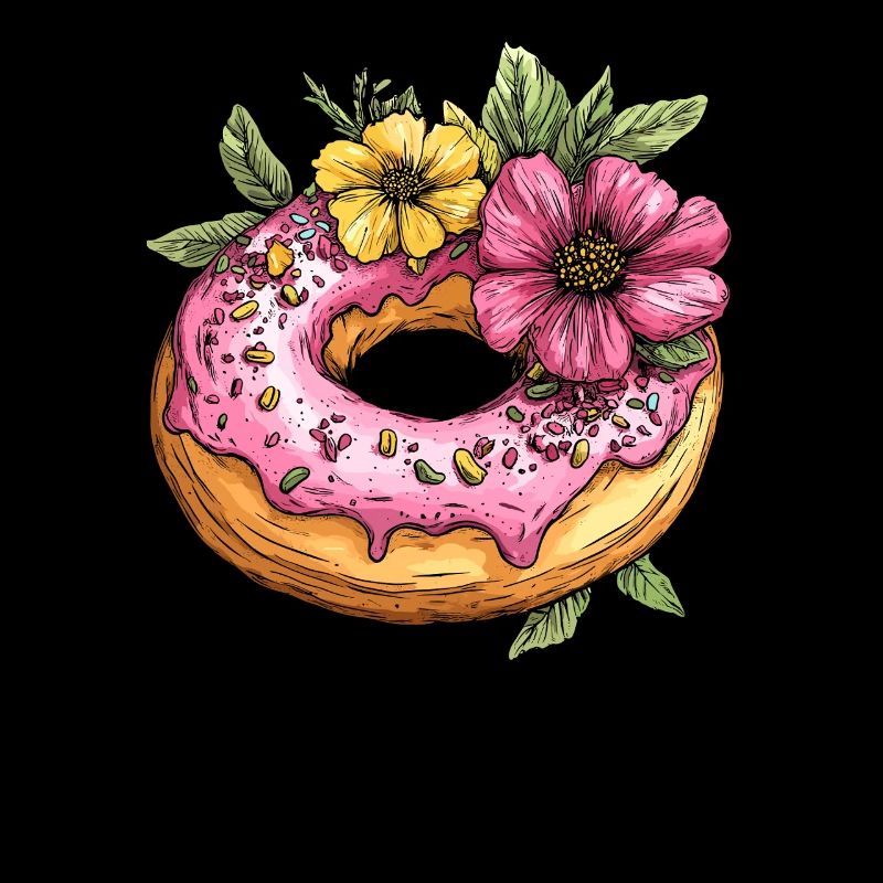 Beignet aux fleurs