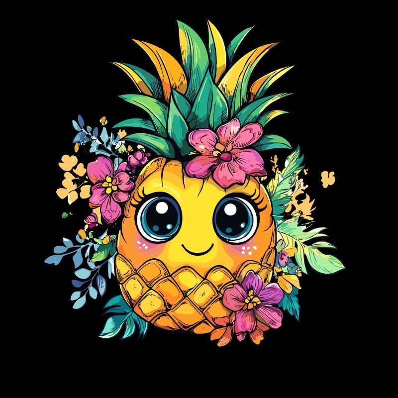 Délice floral à l’ananas