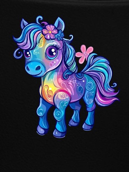 Rainbow bangs