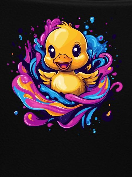 Quietschende Badeente Splash