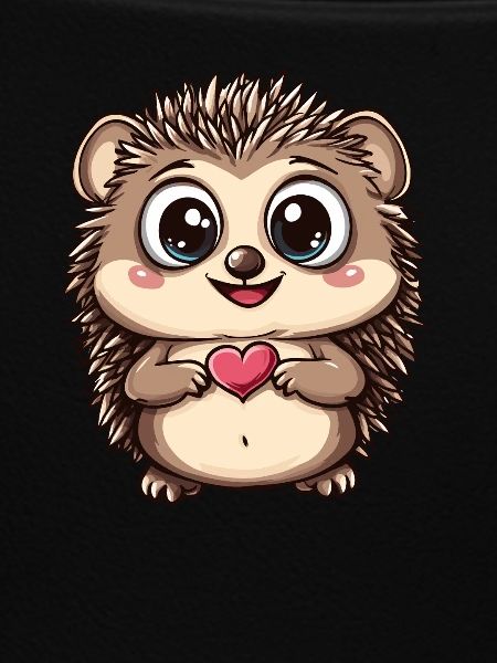 Igel mit Herz