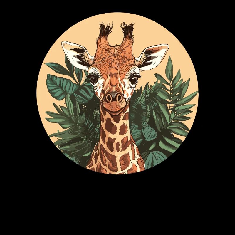 Giraffe in the jungle