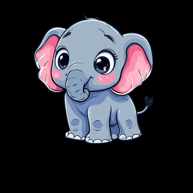 Éléphant aux grands yeux