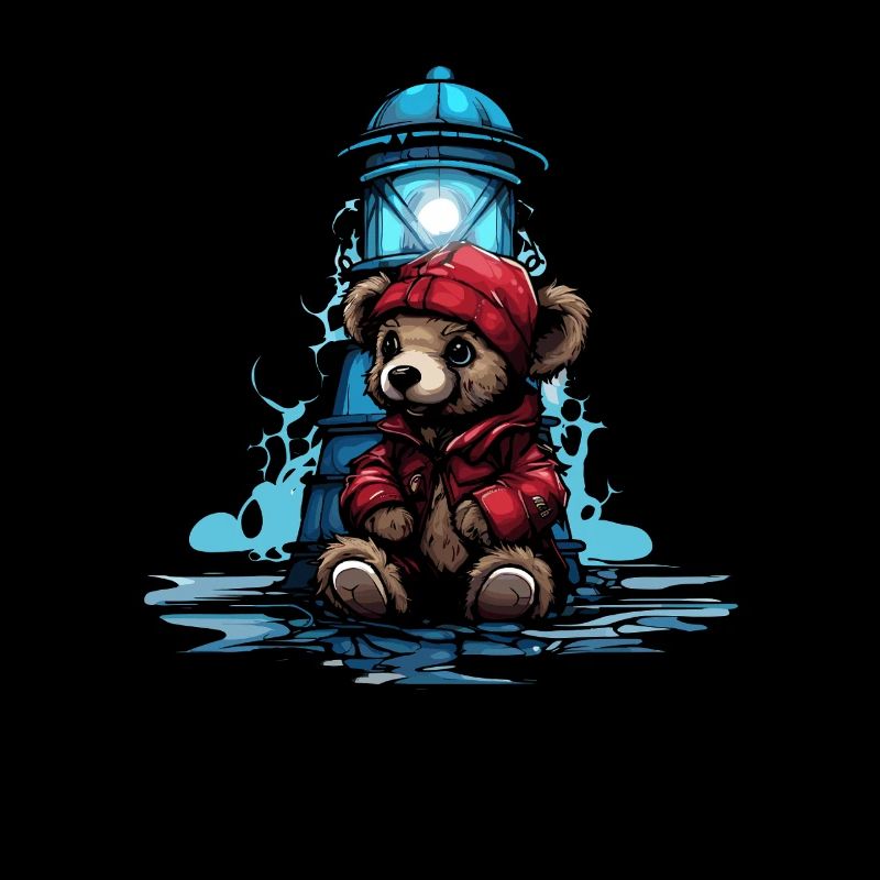 Bear at the lighthouse